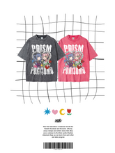 PRISM Black - FAF Piko and ChouChou Colored Band Tee (Free Size)